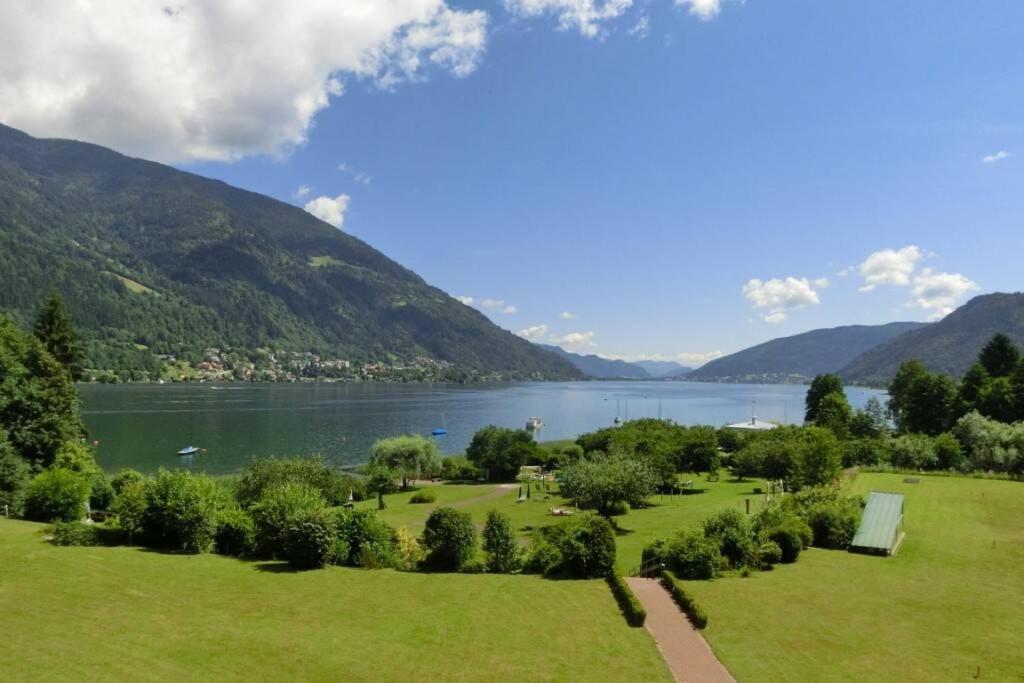 Seewohnung Ossiachersee atemberaubendes Panorama Villach Exterior foto